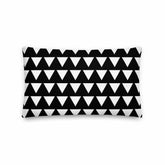 Triangle Pattern white on Black Premium Decorative Throw Pillow Cushion, Pillow, $ 61.50, A Moment Of Now™
